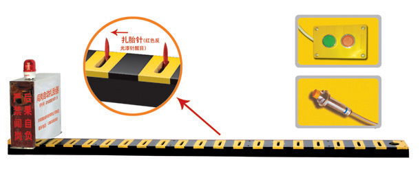 柳州柳北区V3嵌入式闯岗自动扎胎器/阻车器